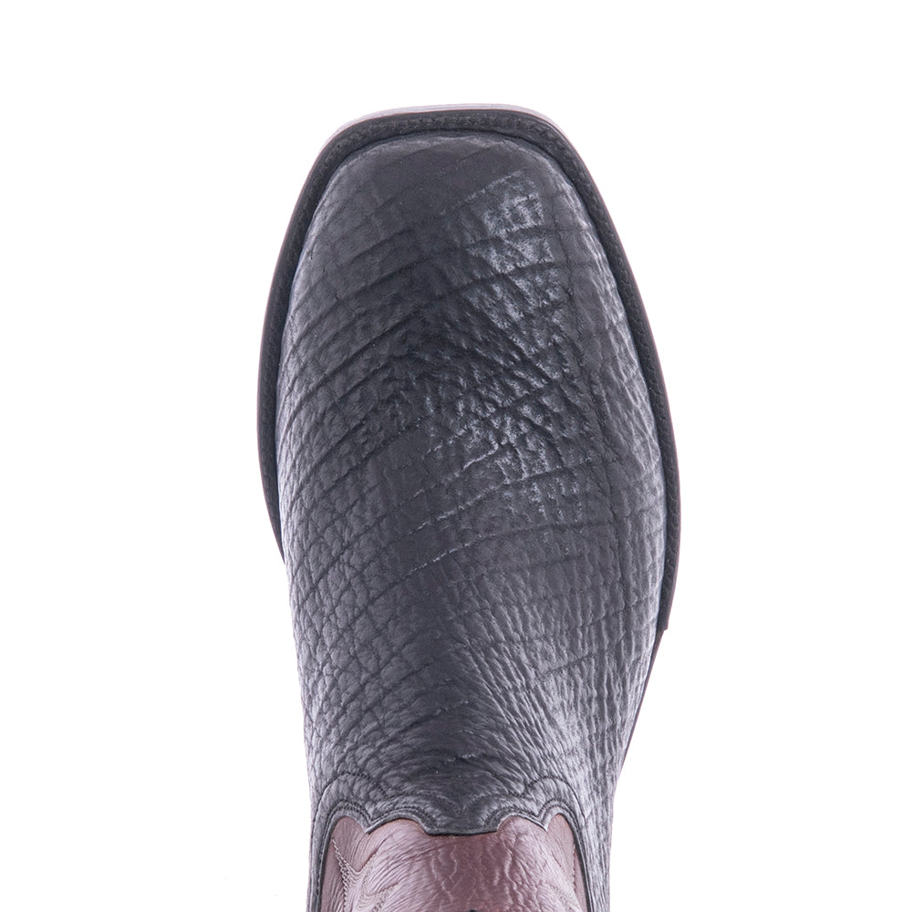 Men's 12" Black Shark Cognac Gaucho Cowboy Boot