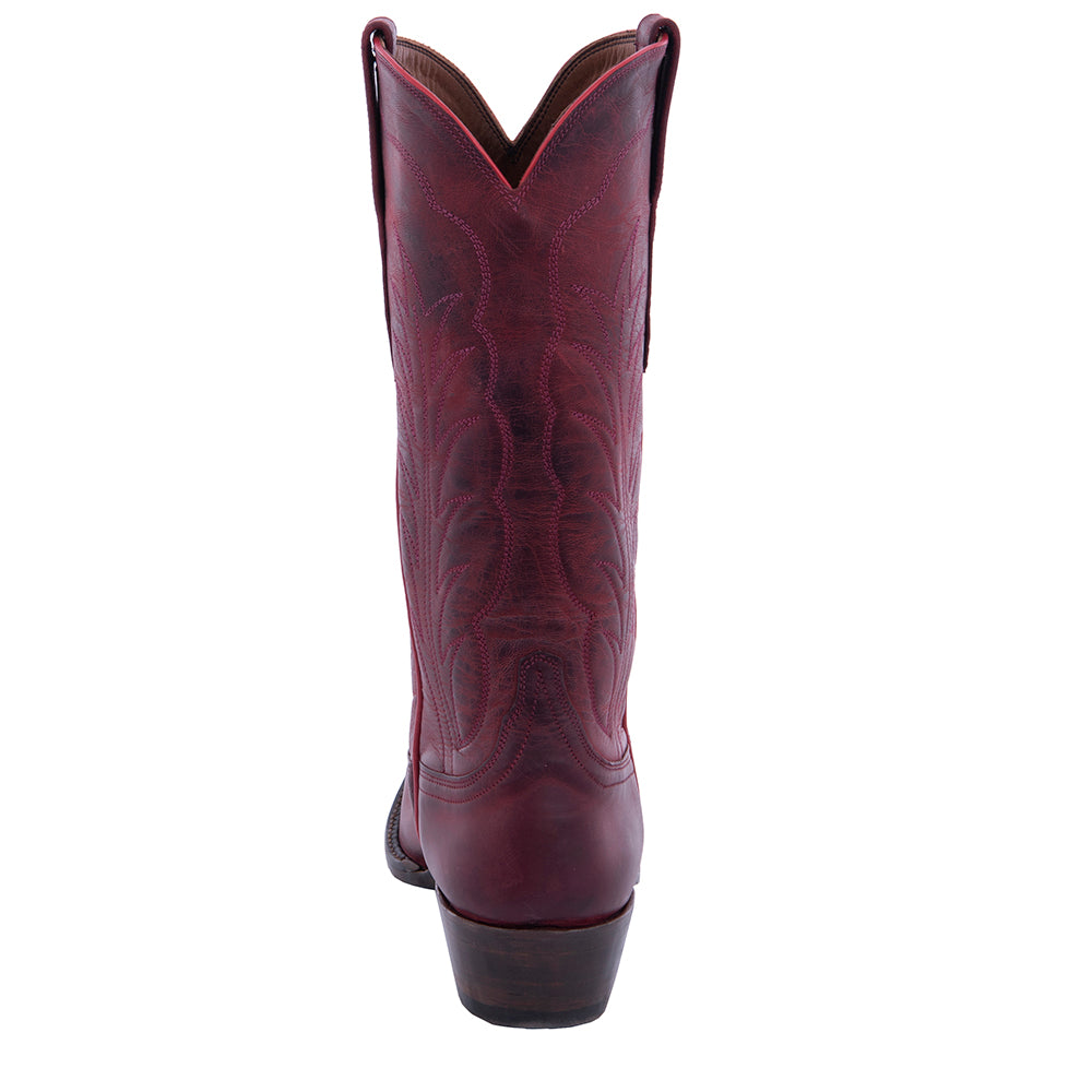 Ladies 13" Red Maddog Winn Stitch Cowboy Boot