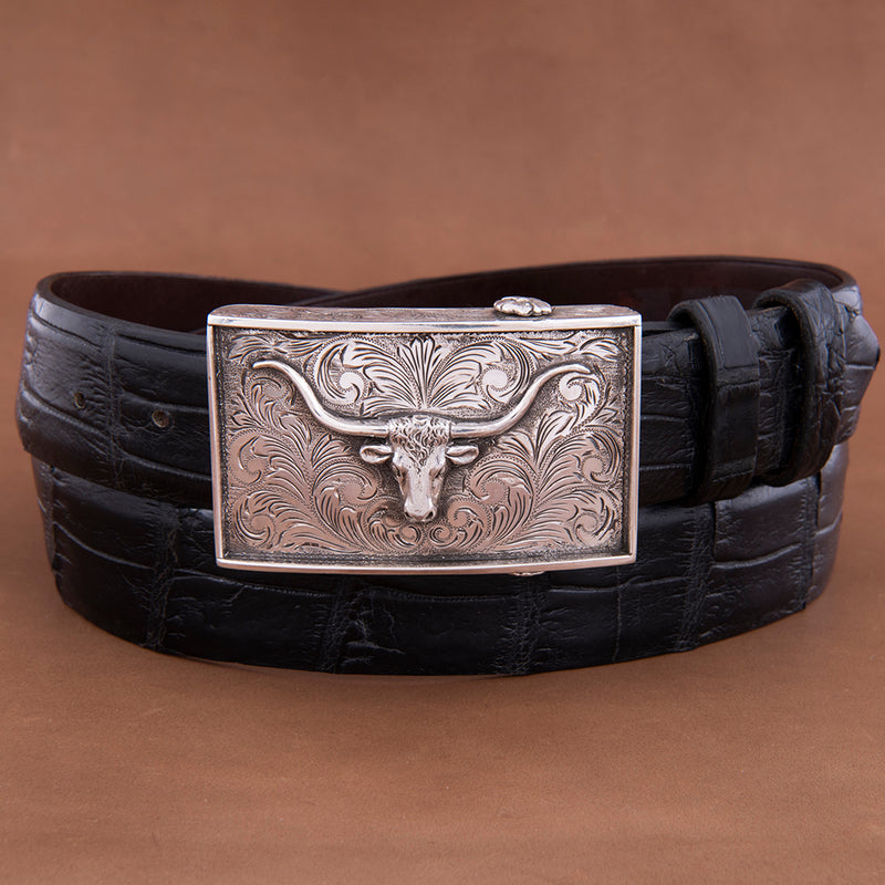 Boxcreek Western Buckle with Steer