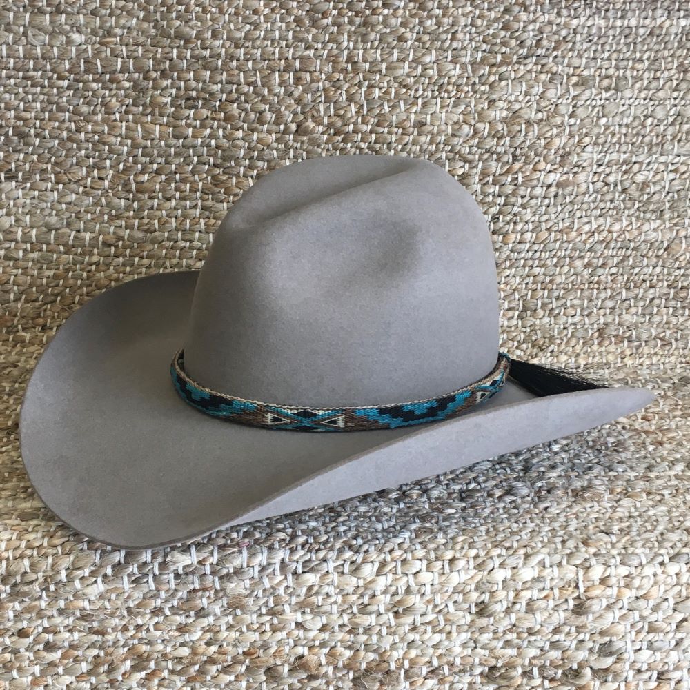 Two‑Tone Trail Reversible Horsehair Hatband