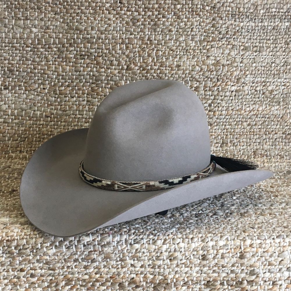 Two‑Tone Trail Reversible Horsehair Hatband