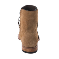 Men's Short Tan Roughout Roper Boot