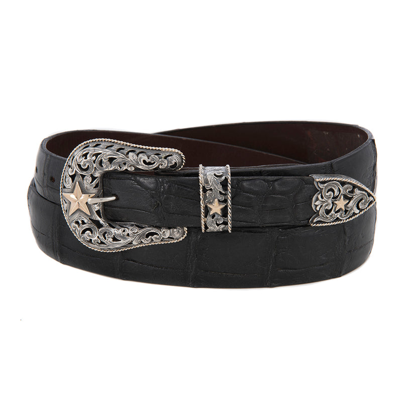 Clive 14K Star Filigree Buckle Set