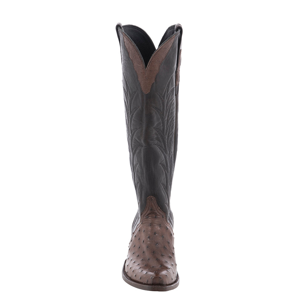 Ladies 17" Kango Full Quill Ostrich Winn Cowboy Boot