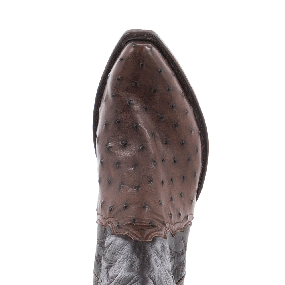 Ladies 17" Kango Full Quill Ostrich Winn Cowboy Boot