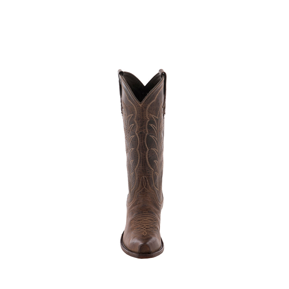 Ladies 13" Tobac Goat Winn Cowboy Boot
