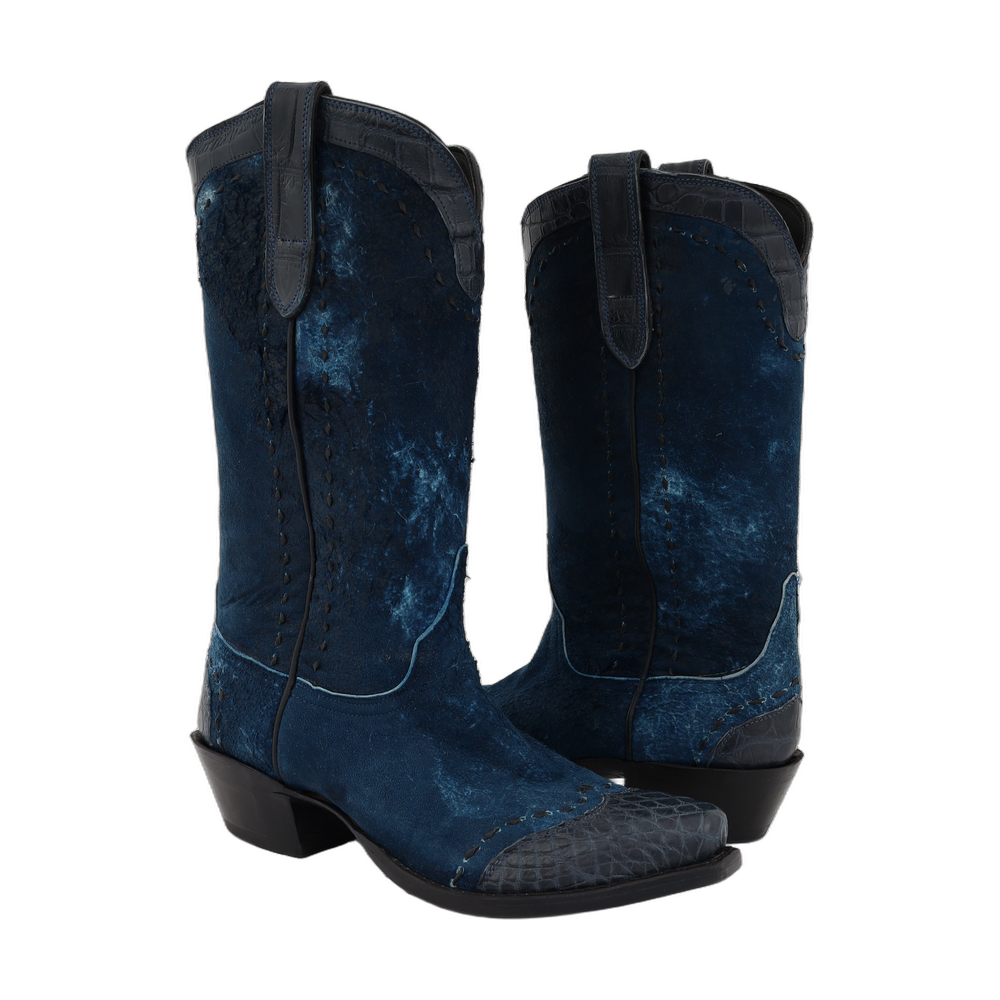 FACTORY SECOND LADIES 13" NAVY BREAK NAVY NILE WT, HF, CL FULL BS COWBOY 9 C