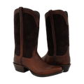 FS MEN'S 12-2 MOCHA BISON CH MOTO RO UPPER COVERD SIDE SEAM/COLLAR