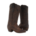 FACTORY SECOND LADIES 11-2 TOBAC GOAT WINN STITCH TOE BUG COWBOY BOOT