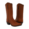 FACTORY SECOND LADIES COWBOY 13-2 BRITISH TAN ANILINE BURNISHED WINN STITCH TOE BUG 10 C