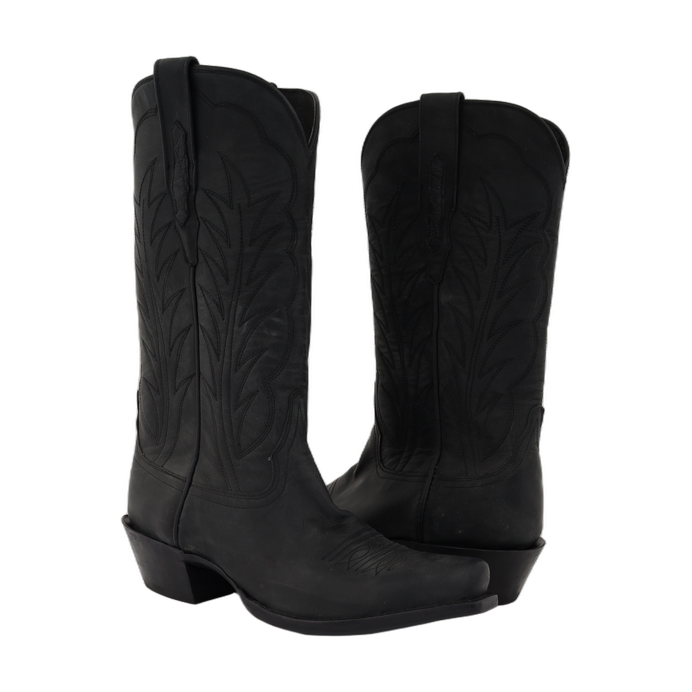 Factory Second Ladies Cowboy 13-2 Black Mad Dog Goat Winn Stitch Toe Bug