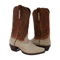 10.5 EE MENS COWBOY 12-2 DUSTY RO/TOBAC GOAT CROWN STITCH
