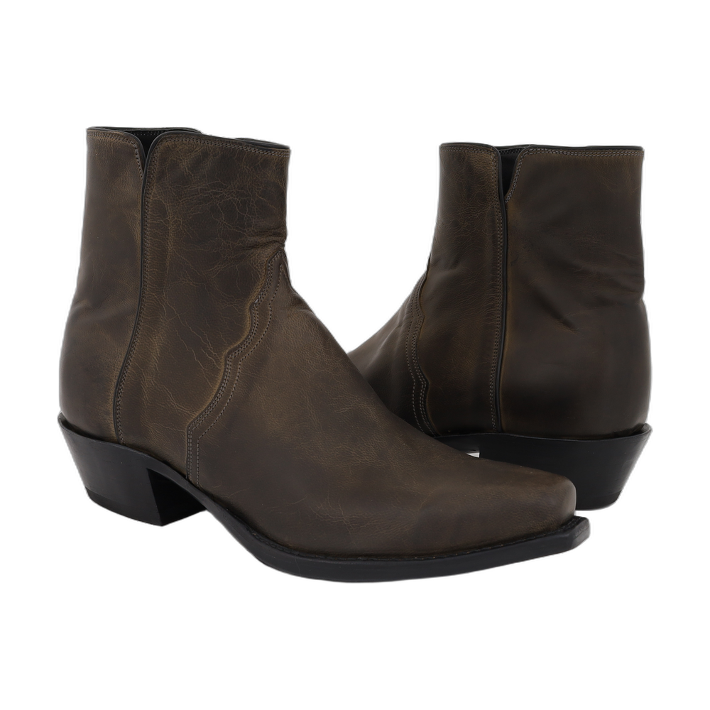 FACTORY SECOND MENS GREY GOAT SHORT BOOT 9 EE