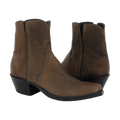 FACTORY SECOND LADIES GREY MADDOG GOAT SHORT ZIP BOOT 6.5 C