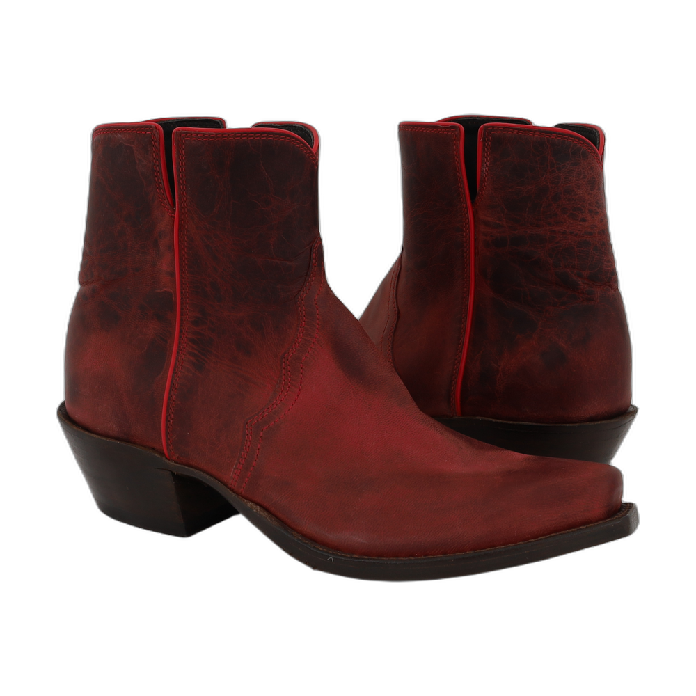 9 C FACTORY SECOND LADIES SHORT RED MADDOG BOOT 9 C