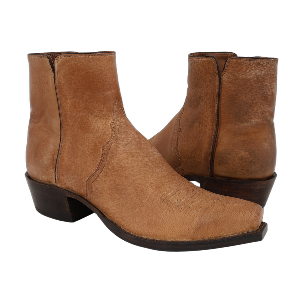 MENS SHORT TAN MADDOG BOOT 10 D