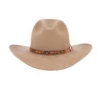 ANTIQUE BROWN WIDE WILDROSE HATBAND