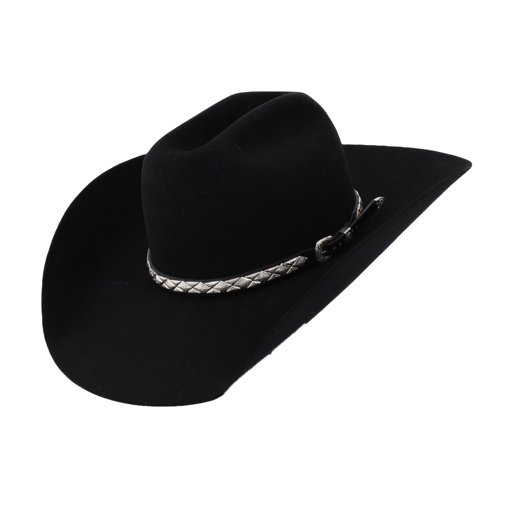 King of the Cowboys Pure Beaver Black Cowboy Hat