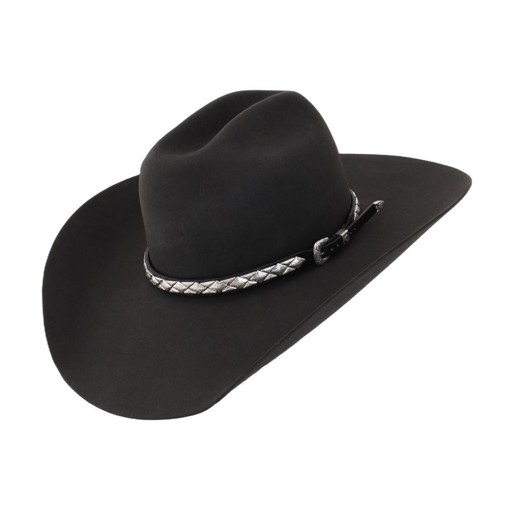 King of the Cowboy Pure Beaver Charcoal Cowboy Hat