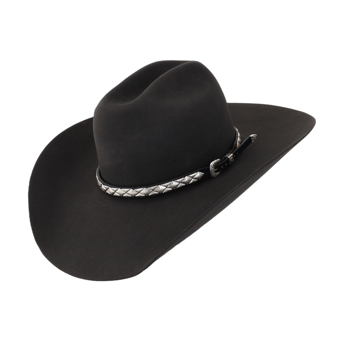 King of the Cowboy Pure Beaver Charcoal Cowboy Hat