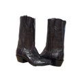 MEN'S 12-2 BLACK CHERRY OSTRICH LEG WILD MINK 12-2-3 COWBOY BOOT