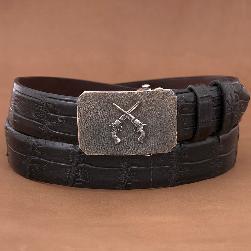 Mesa Heavy Matte Buckle with Pistols