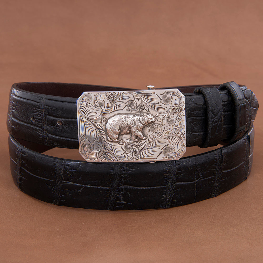 Mesa Western Buckle with Bear
