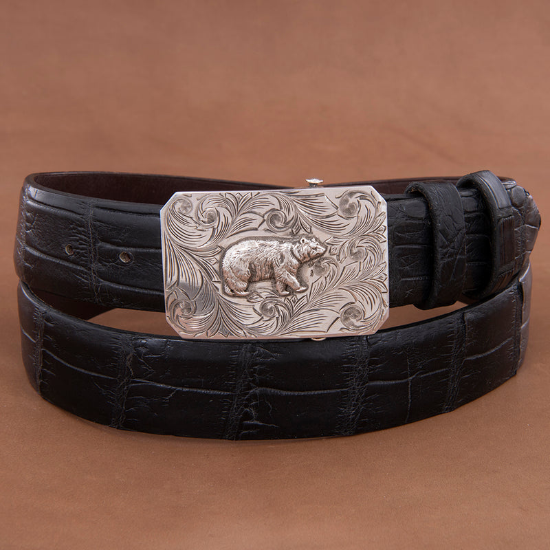 Mesa Western Buckle with Bear