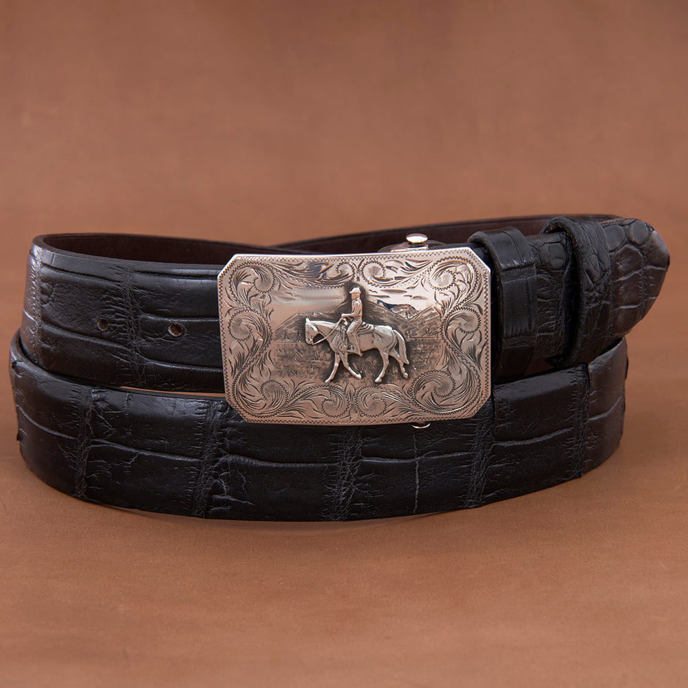 Mesa Western Buckle with Rider