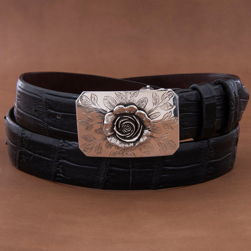 Mesa Buckle with Rose