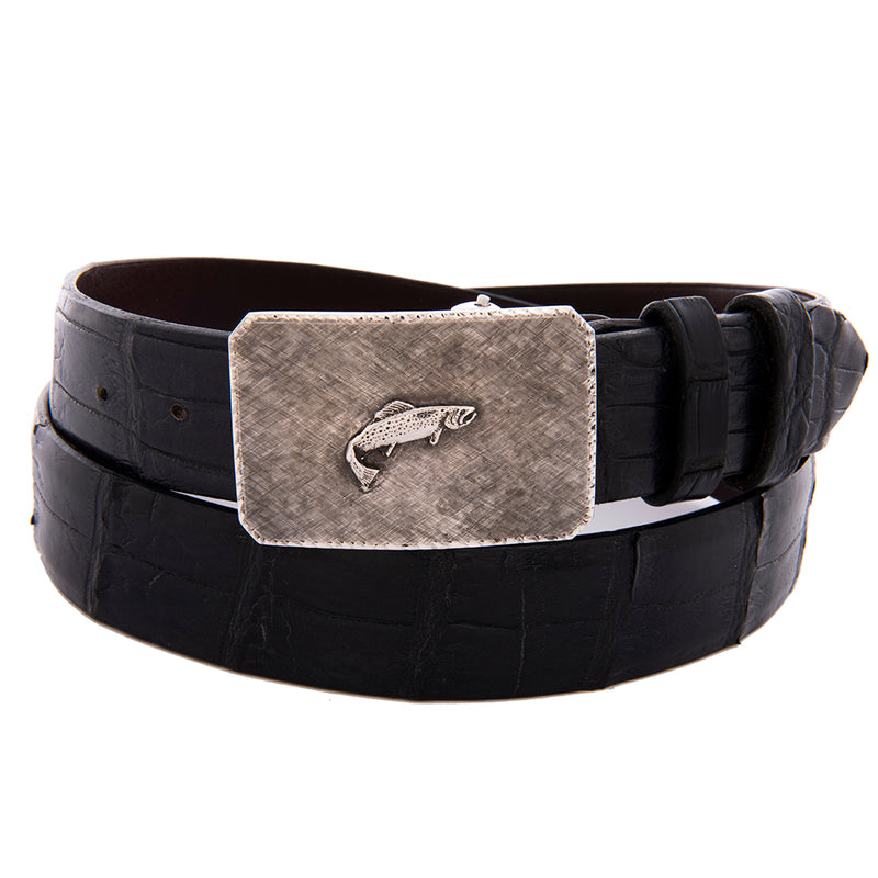 Mesa Crosshatch Buckle with Trout