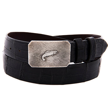 Plain Crosshatch Buckle with Trout