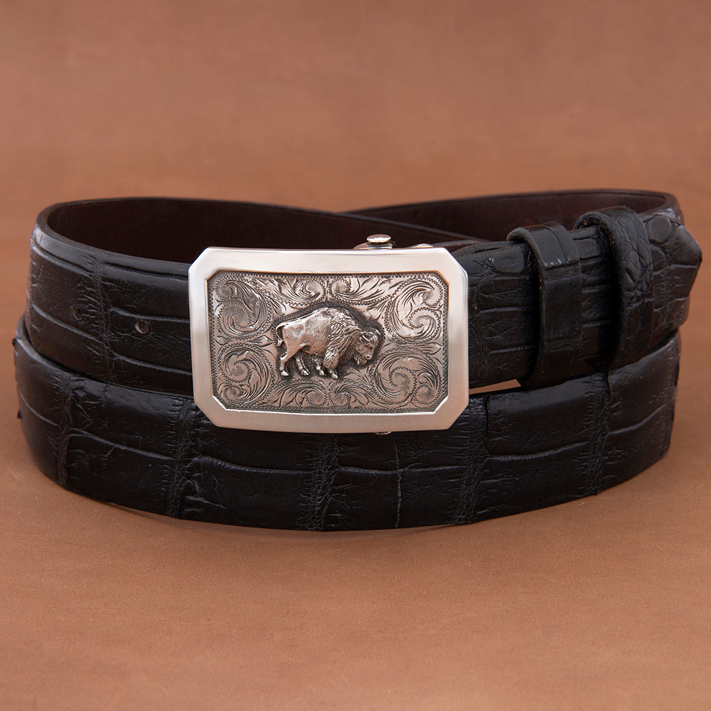 Ridge Western Buckle with Bison