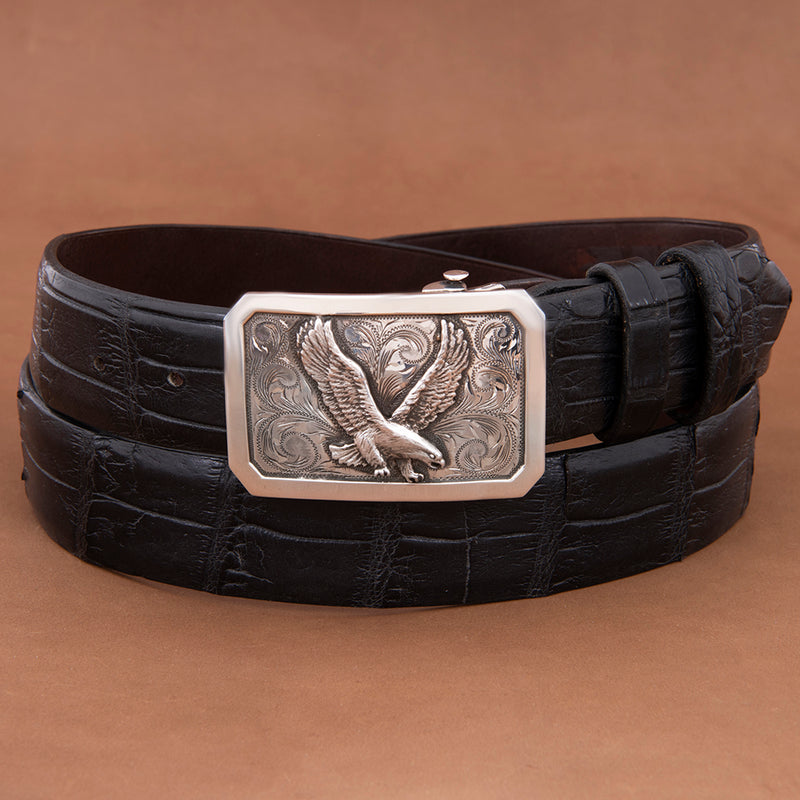 Ridge Western Buckle with Eagle