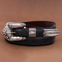 Spotted Elk Buckle Set