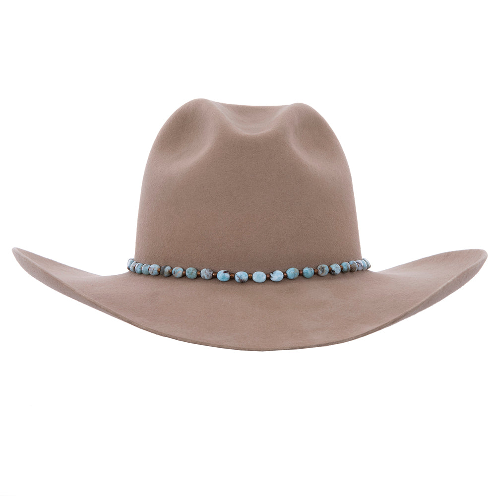 Round Larimar Stone Hatband