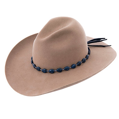 Midnight Sky Lapis Round Stone Hatband