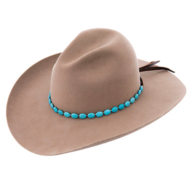 Golden Mesa Turquoise Round Stone Hatband