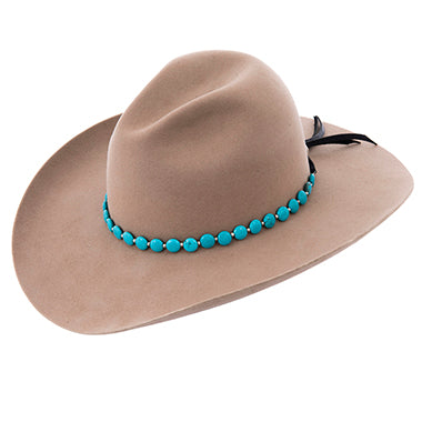 High Desert Turquoise Round Stone Hatband