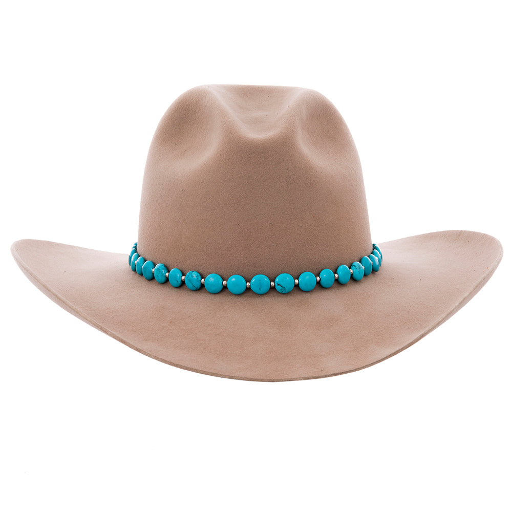 High Desert Turquoise Round Stone Hatband