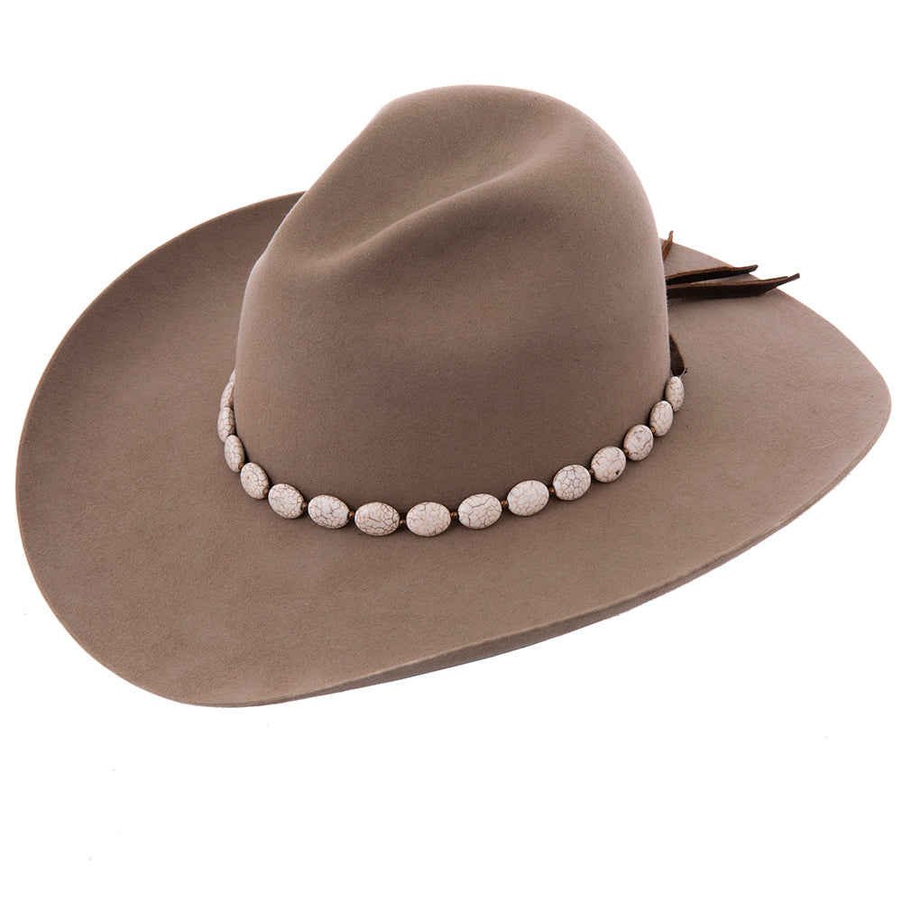 Round Magnesite Stone Hatband
