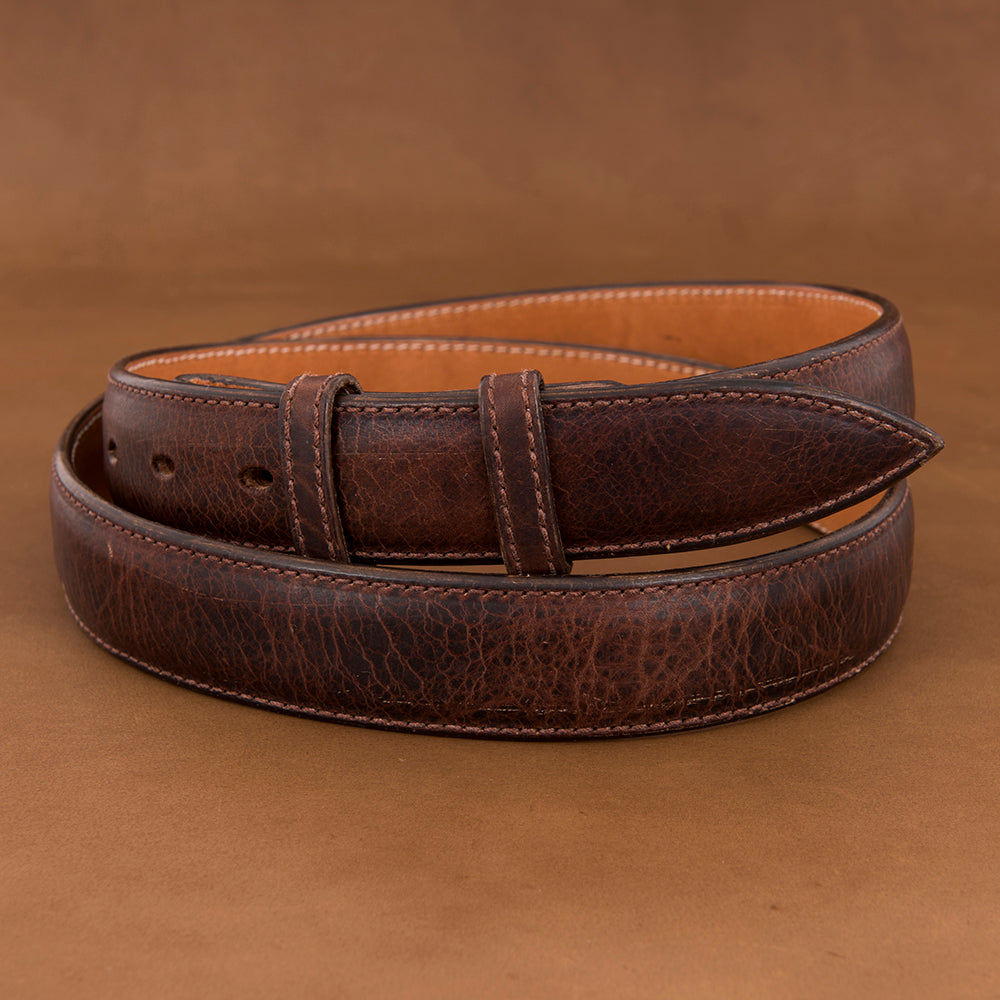 1 1/4" Mocha Apache Bison Belt