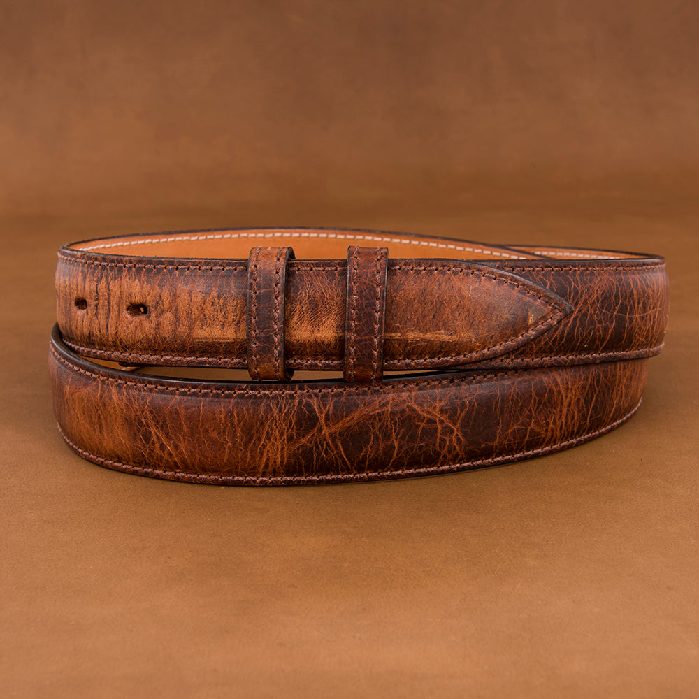 1 1/4" Whiskey Bison Belt