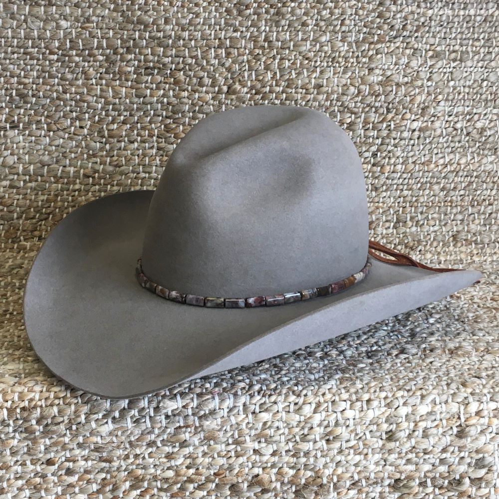 High Desert Rectangle Jasper Stone Hatband