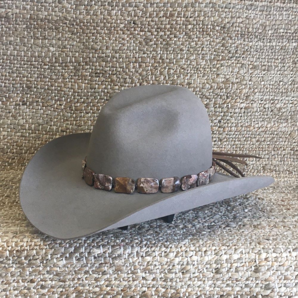 Frontier Block Jasper Stone Hatband