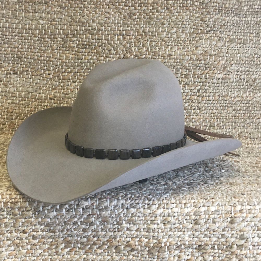 Chocolate Mesa Jasper Stone Hatband