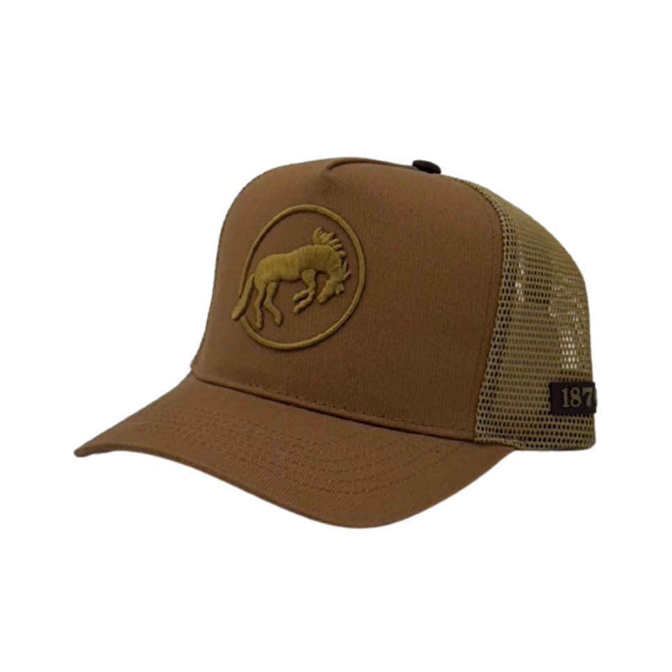TRUWEAR TAN LUNA LOGO BALL CAP