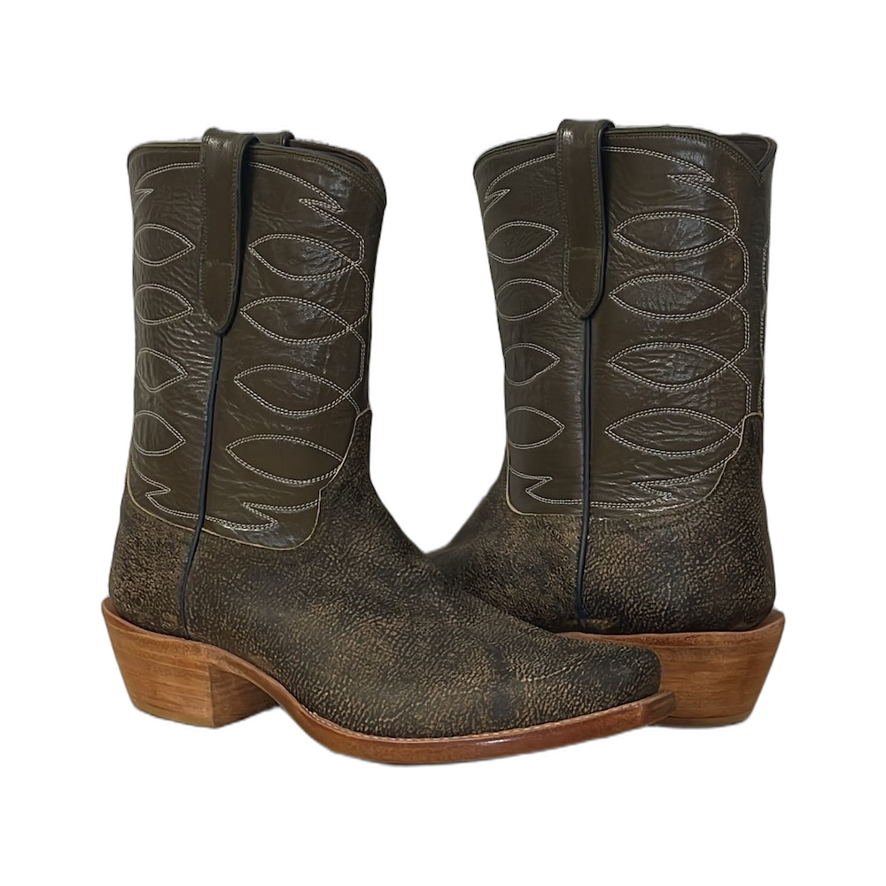 Men's 10-1 Tan Giraffe Olivesque Cowboy Boot