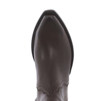 Ladies Short Brown Burnished Aniline Boot