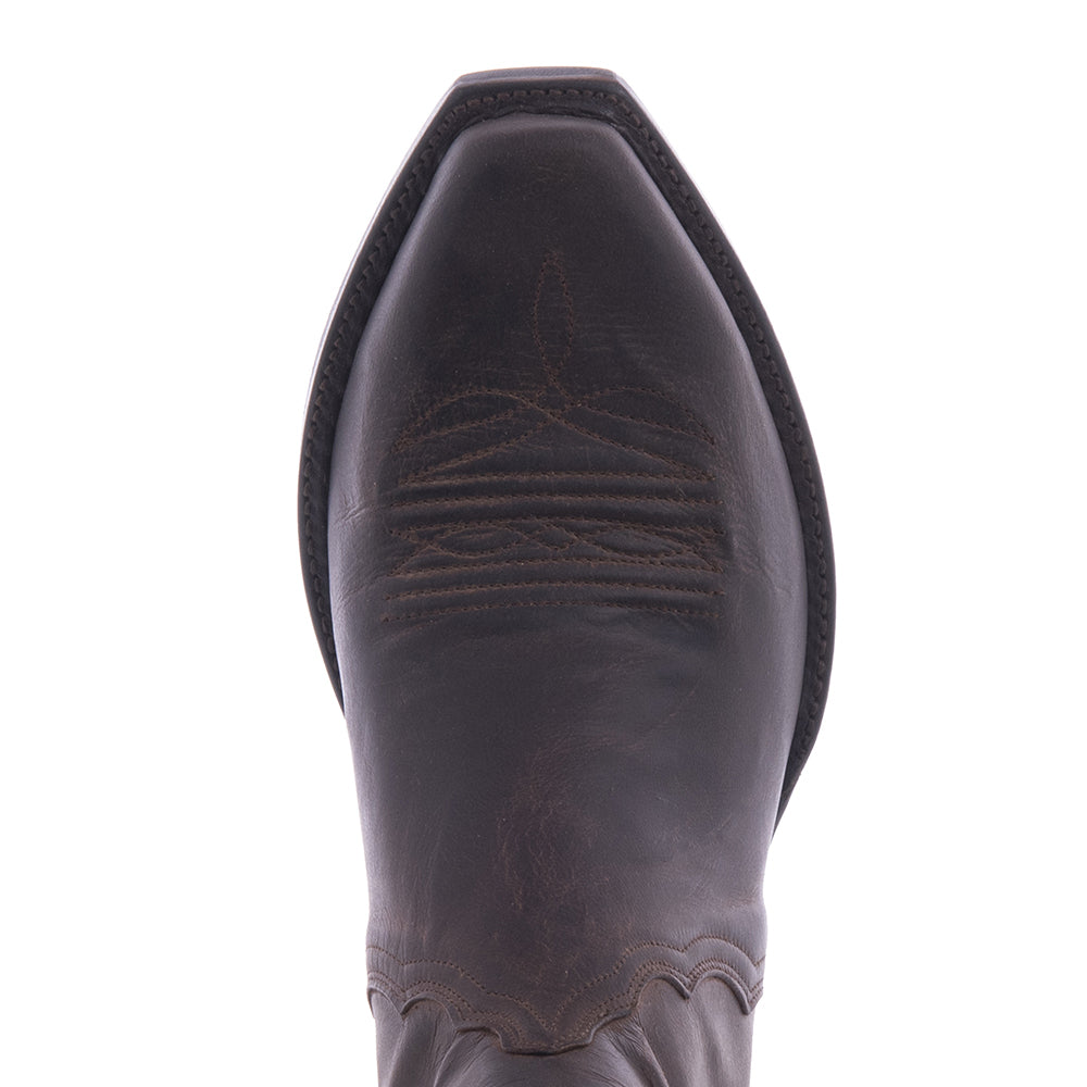 Men's Short Zip Tobac Goat with Toe Bug